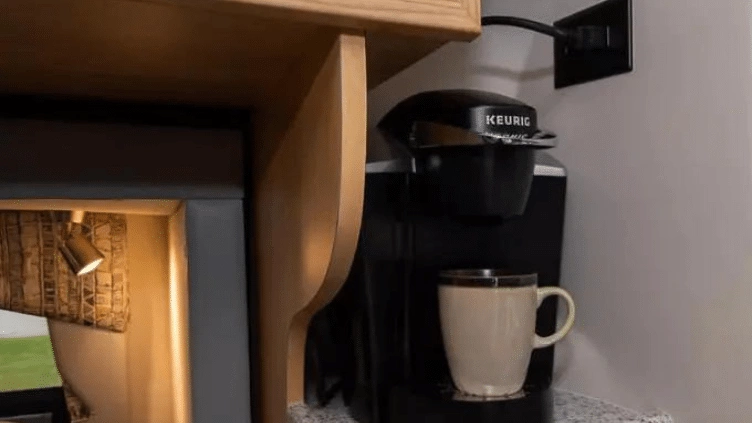 rv coffee maker under cabinet